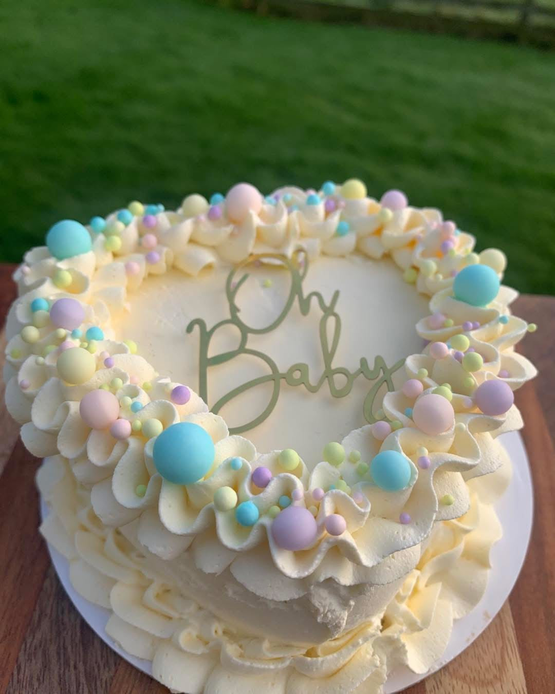 Gender reveal cake