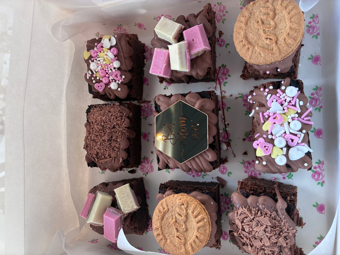 Celebration brownie